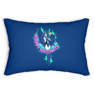 Discover Happy Halloween Succubus Sexy Psychobilly Punk Lumbar Pillow