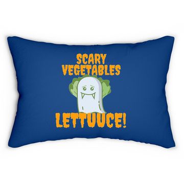 Discover Cute Halloween Vegetable Lord Lettuce Classic Lumbar Pillow