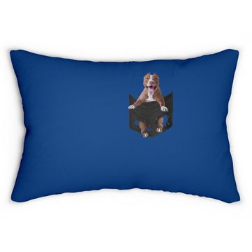 Discover Pitbull In Pocket Lumbar Pillow