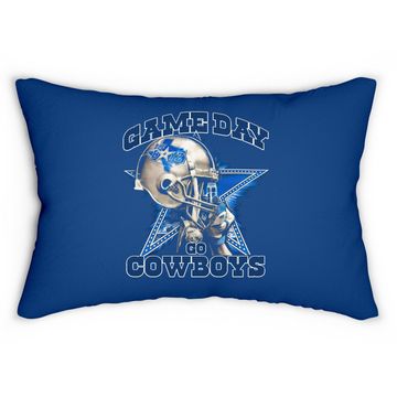 Discover Game Day Go Cowboys Lumbar Pillow