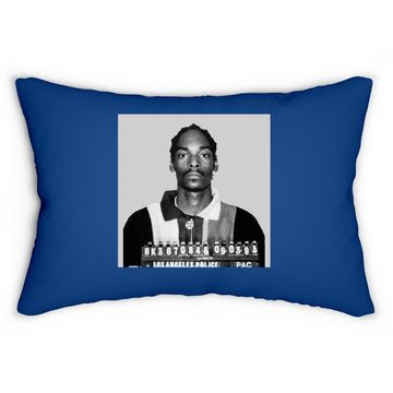 Discover Snoop Dogg Mugshot Rapper Lumbar Pillow