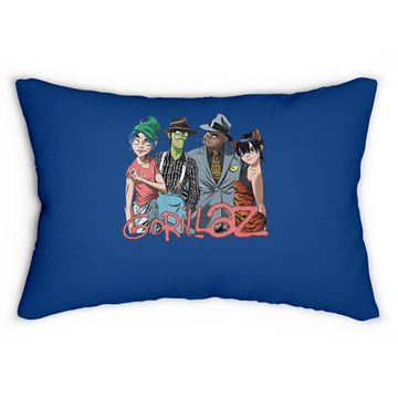 Discover Gorillaz Merch Poster Lumbar Pillow