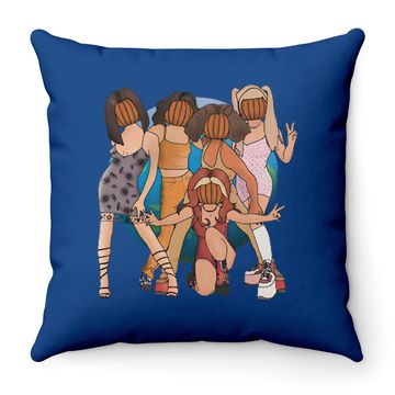 Discover Pumpkin Spice Girls Throw Pillow
