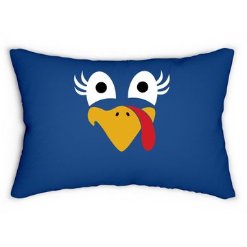 Discover Cute Turkey Fall Thanksgiving Lumbar Pillow