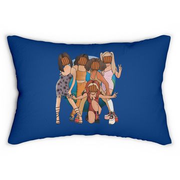 Discover Pumpkin Spice Girls Lumbar Pillow
