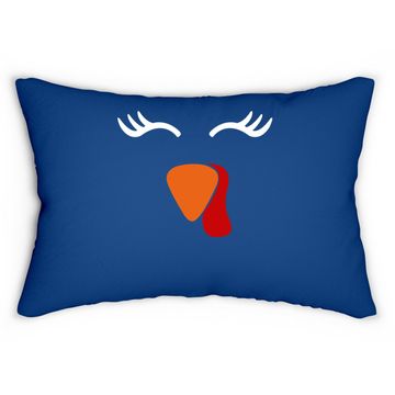 Discover Cute Turkey Fall Thanksgiving Lumbar Pillow