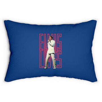 Discover Elvis Presley Live Lumbar Pillow