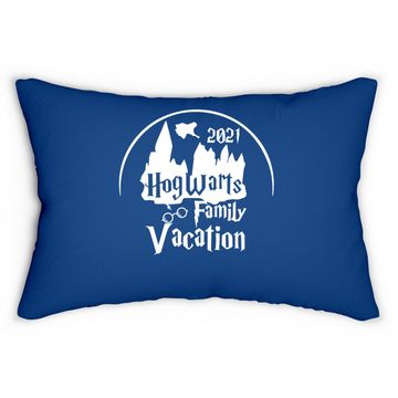 Discover Hogwart Universal Family Vacation Lumbar Pillow