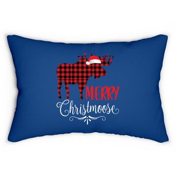Discover Merry Christmoose Family Christmas Pajamas Plain Moose Lumbar Pillow