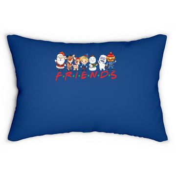 Discover Friends Christmas Lumbar Pillow