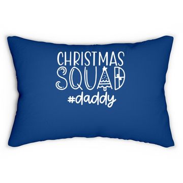 Discover Christmas Squad Family Daddy Lumbar Pillow