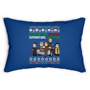 Discover Supernatural Christmas Lumbar Pillow