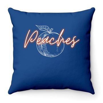 Discover Justin Bieber Peaches Throw Pillow