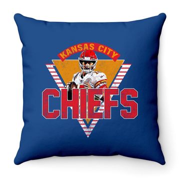 Discover Patrick Mahomes Ks Chiefs Throw Pillow