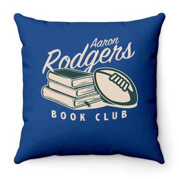 Discover Aaron Rodgers Book Club Throw Pillow