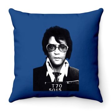 Discover Elvis Presley King Rock N Roll Throw Pillow