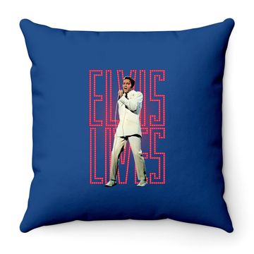 Discover Elvis Presley Live Throw Pillow