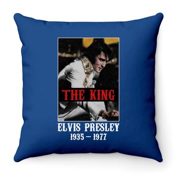 Discover The King Elvis Presley Throw Pillow
