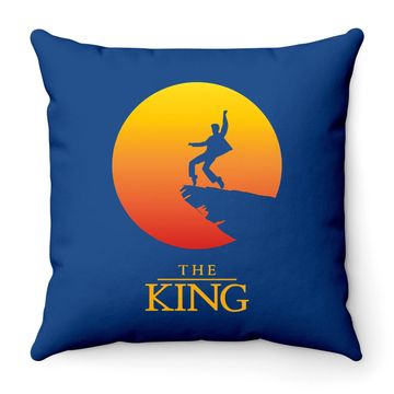 Discover Elvis Presley The King Throw Pillow
