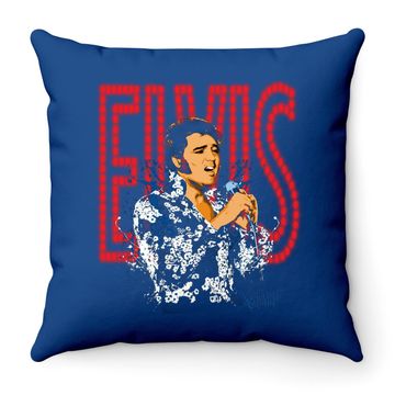Discover Elvis Presley Singing Throw Pillow