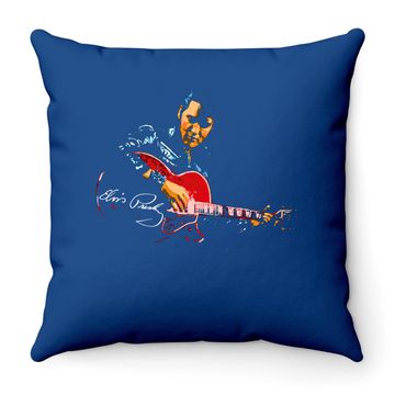 Discover Elvis Presley Guitar Throw Pillow