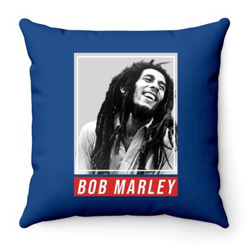 Discover Bob Marley Reggae Throw Pillow