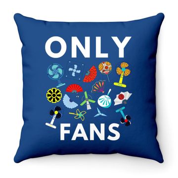 Discover Only Fans Throw Pillow