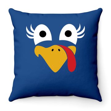 Discover Cute Turkey Fall Thanksgiving Throw Pillow