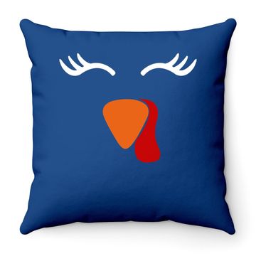 Discover Cute Turkey Fall Thanksgiving Throw Pillow