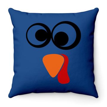 Discover Cute Turkey Fall Thanksgiving Throw Pillow