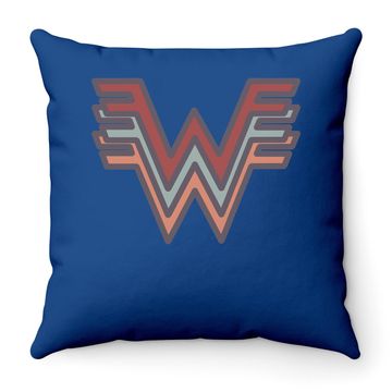 Discover Weezer Logo Throw Pillow
