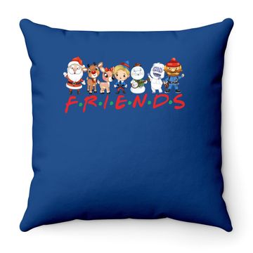 Discover Friends Christmas Throw Pillow