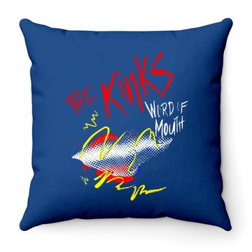 Discover The Kinks Band Throw Pillow