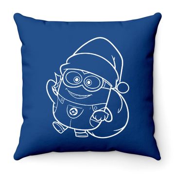 Discover Minion Classic Santa Throw Pillow