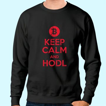 Discover Bitcoin & Crypto Keep Calm and Hold Sweatshirt