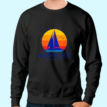 Discover Vintage Newport Rhode Island Sailing Sweatshirt