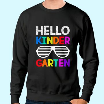 Discover Hello Kindergarten Back To School Teacher Student Sweatshirt