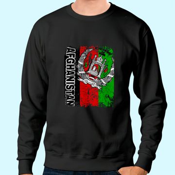Discover Vintage Afghanistan Flag Sweatshirt