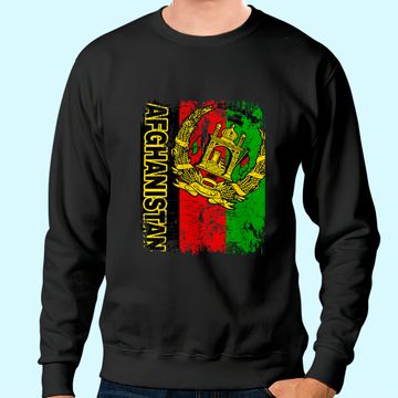 Discover Vintage Afghanistan Flag Sweatshirt