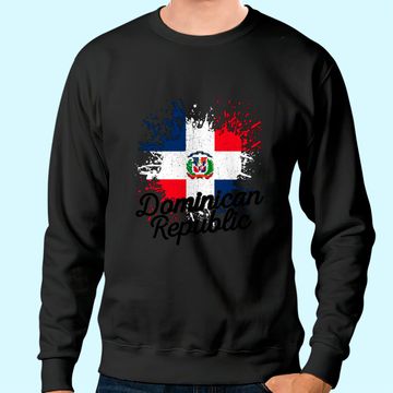 Discover Dominican Republic Patriotic Flag Premium Sweatshirt