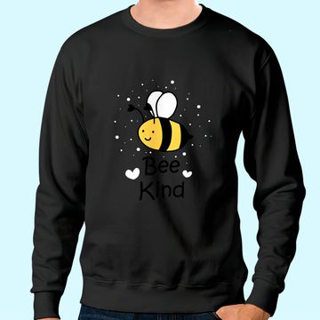 Discover Kids Be Kind Bumble Bee Cute Inspirational Sweatshirt
