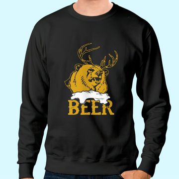 Discover Beer Deer Bear Sweatshirt