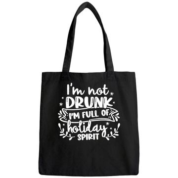 Discover I'm Not Drunk I'm Full of Holiday Spirit Christmas Bags