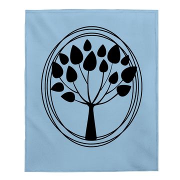 Discover Tree Circle Baby Blanket