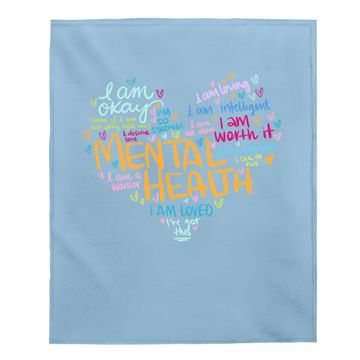 Discover Mental Health Awareness Gifts Depression Baby Blanket