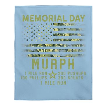 Discover Murph Challenge Memorial Day Wod Workout Gear 2021 Baby Blanket