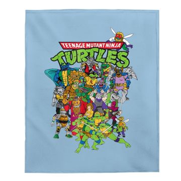 Discover Teenage Mutant Ninja Turtles Large Character Group Baby Blanket