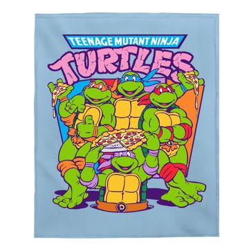 Discover Teenage Mutant Ninja Turtles Pizza & Smiles Baby Blanket