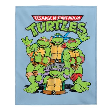 Discover Teenage Mutant Ninja Turtles Classic Retro Logo Baby Blanket