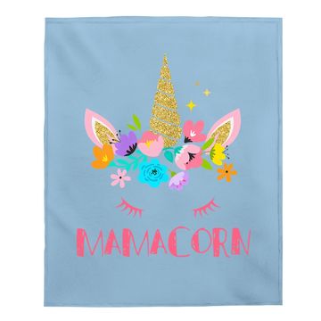 Discover Funny Mamacorn Unicorn Baby Blanket